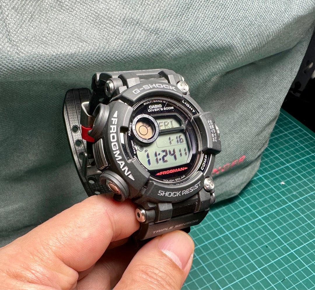 G shock clearance frogman triple sensor