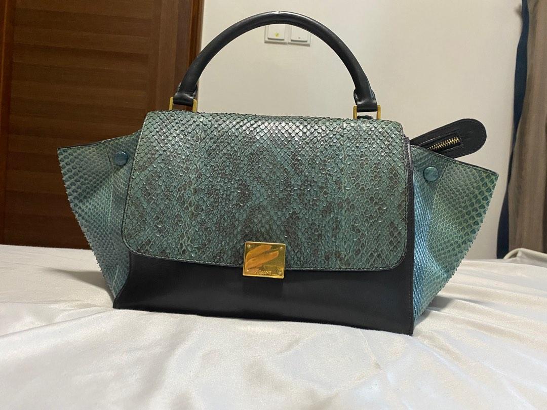 Celine trapeze python outlet