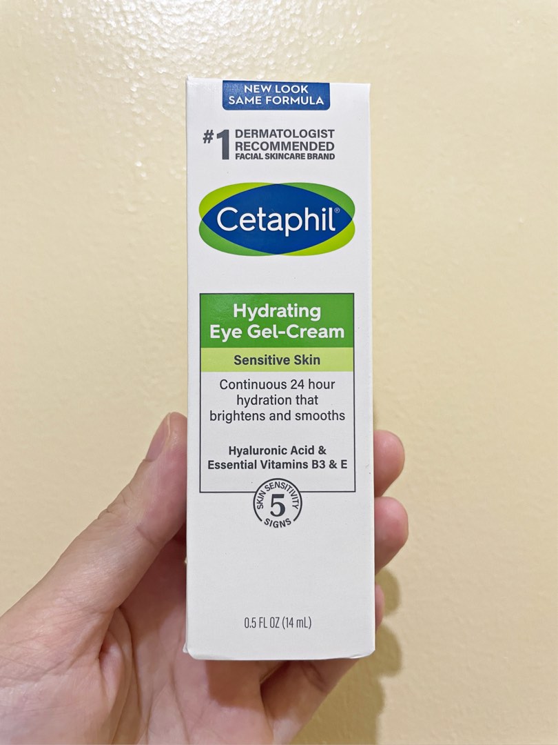 Cetaphil eye gel cream with hyaluronic acid 0.5 fl oz. 14 ml, Beauty
