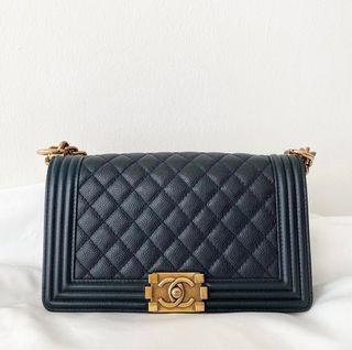 Affordable boy chanel navy For Sale, Luxury