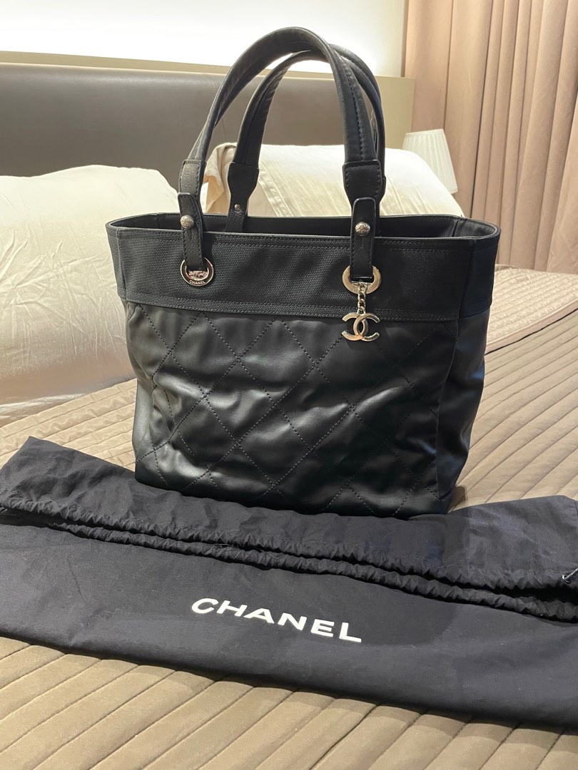 Authentic chanel on sale tote bag