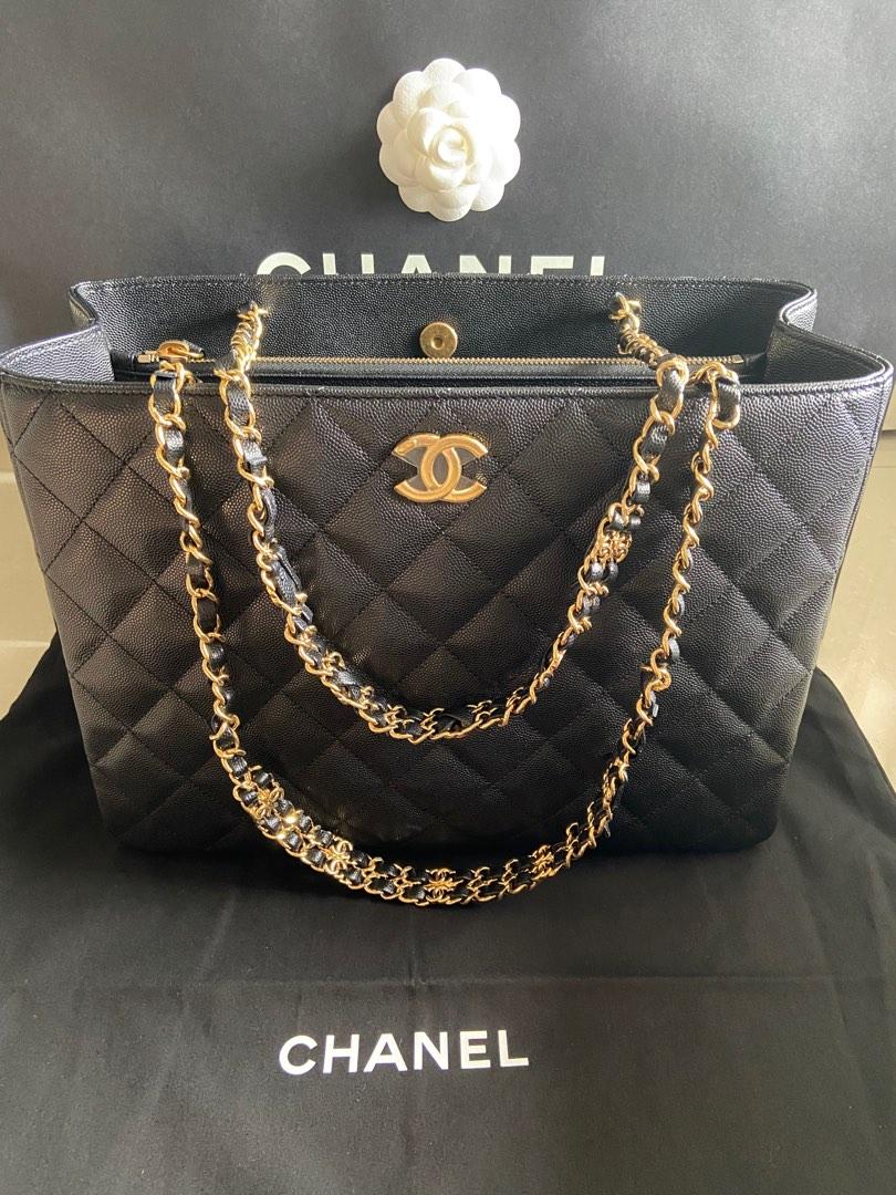 For Sale! Chanel Black Caviar Coco First Shopping Tote. The Most Popular  Tote of 22K. 