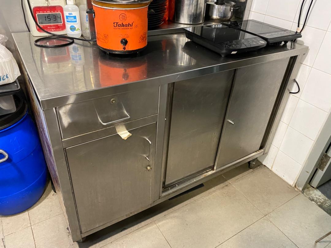 Chiller, Bain Marie, stainless steel table, , stove table