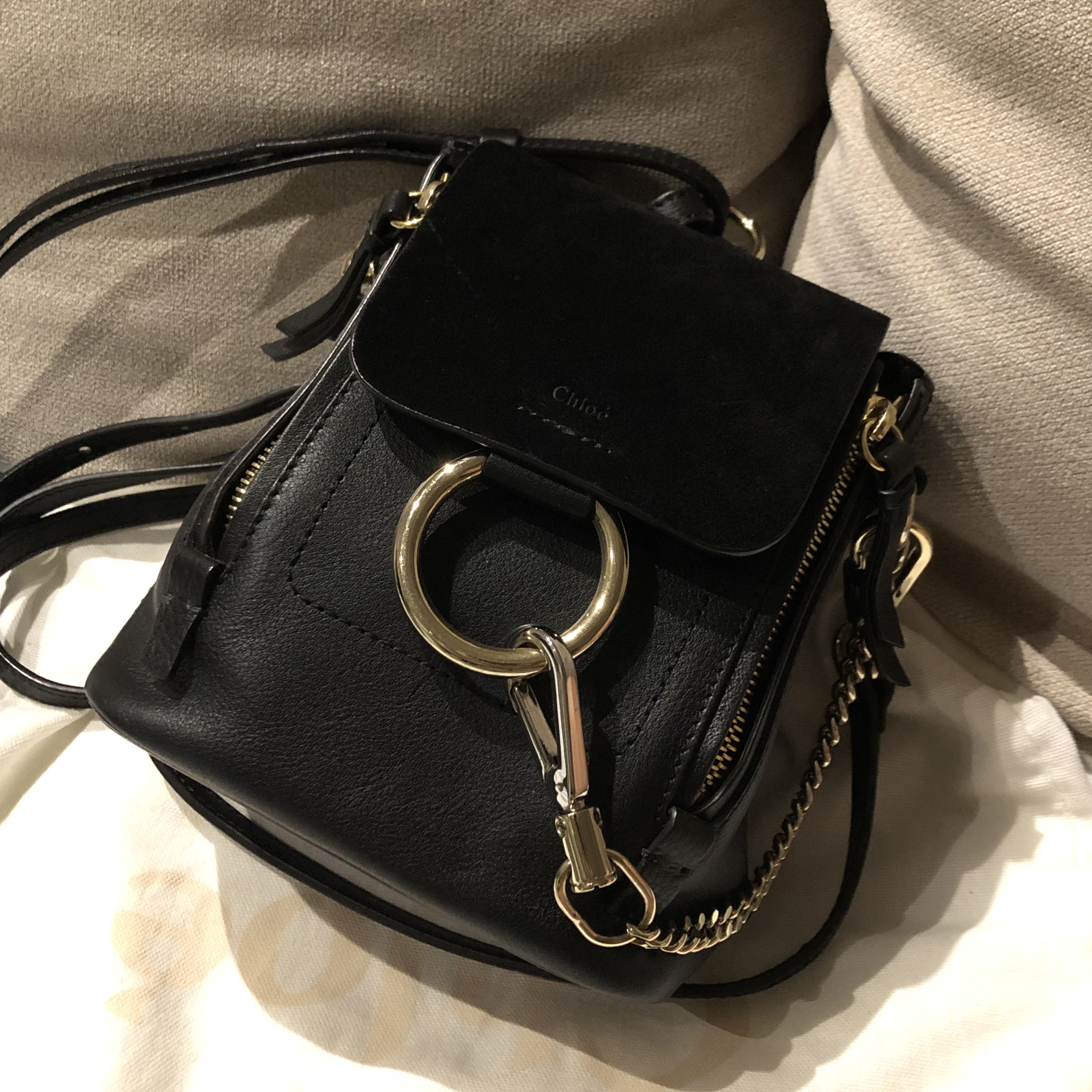 Chloe mini hotsell faye backpack
