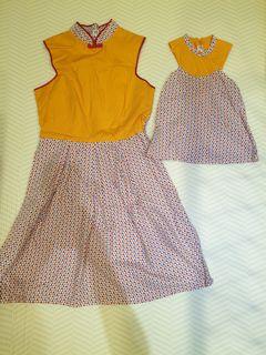 Chubby Chubby mummy+baby twinning dress