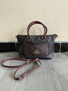 Coach handbag with talpan