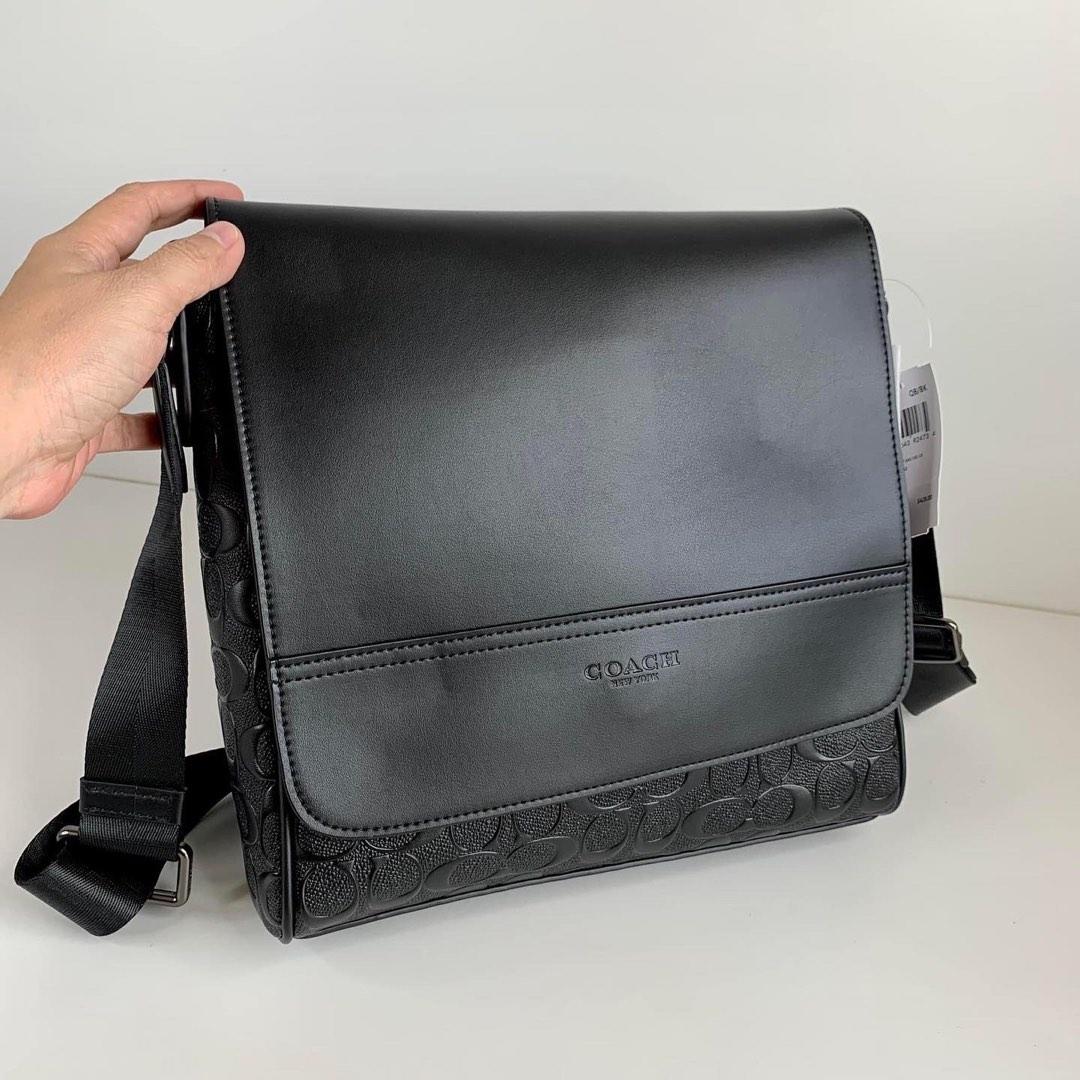 Coach Houston Map in Signature Leather
