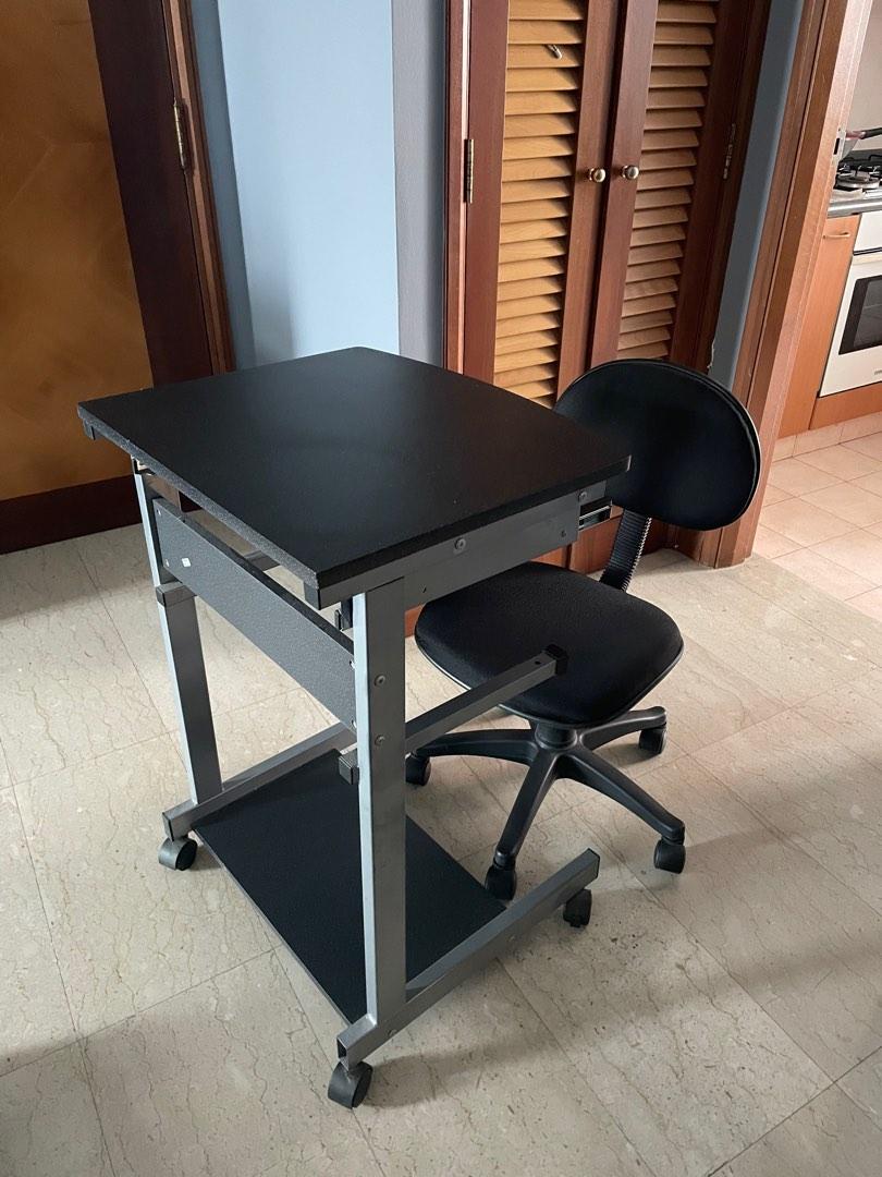 Computer Table + Chair, Furniture & Home Living, Furniture, Tables