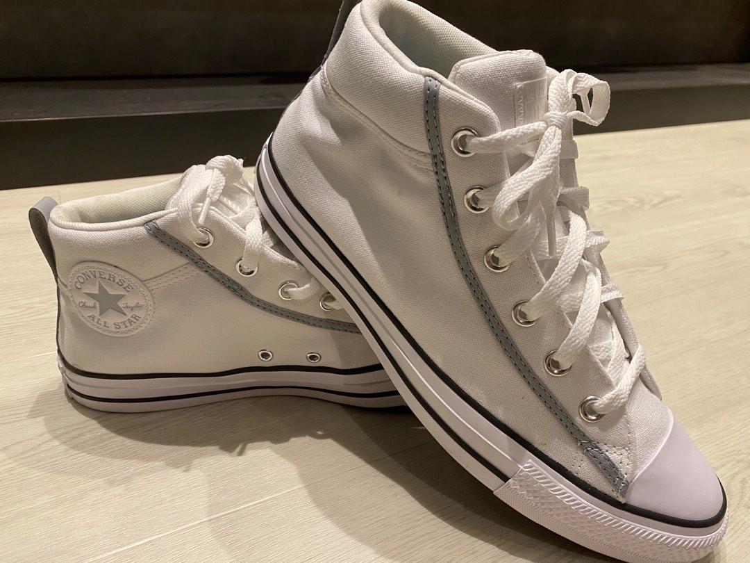 Converse mid 2024 cut white