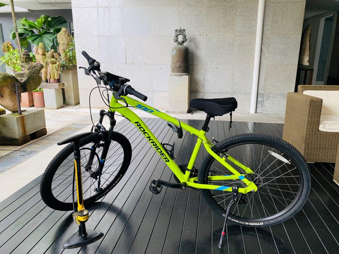 Vtt rockrider st deals 100 jaune