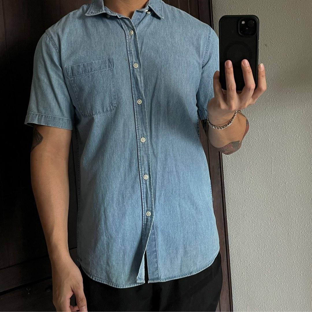 Topman denim shirts 2025