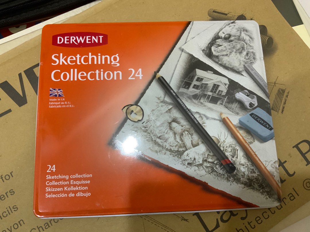 Derwent sketching collection 24, Hobbies & Toys, Stationery & Craft