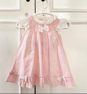 Dress bayi smocked