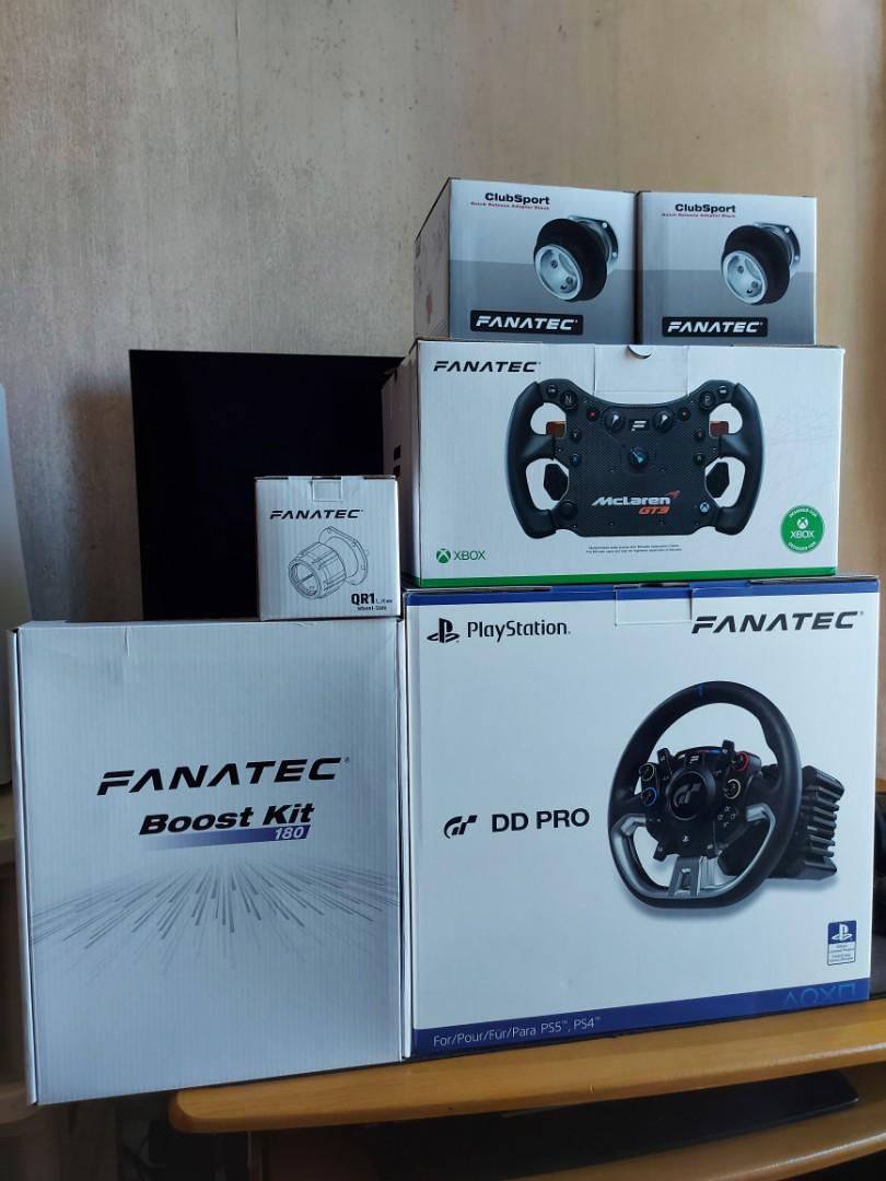 Fanatec GT DD PRO 5 Nm + 8Nm+McLaren GT3 V2, 電子遊戲, 遊戲機配件