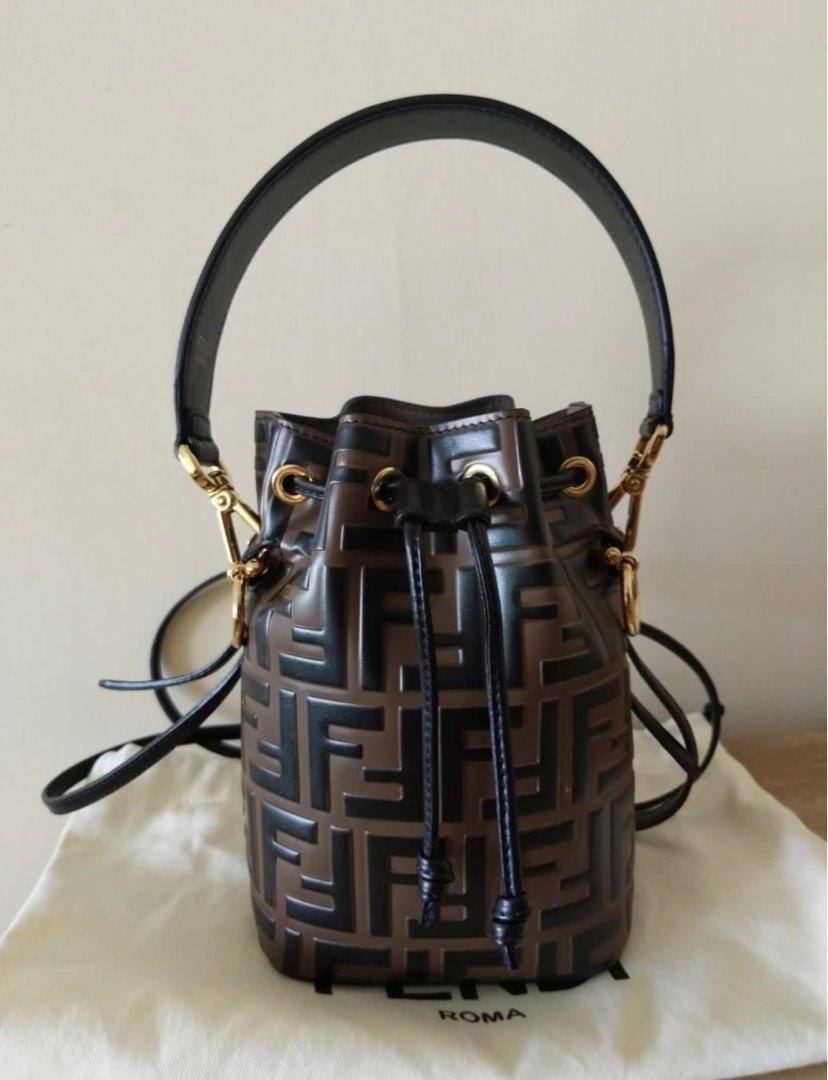 Mini Mon Tresor Chevron Bucket Bag Leather main image 0