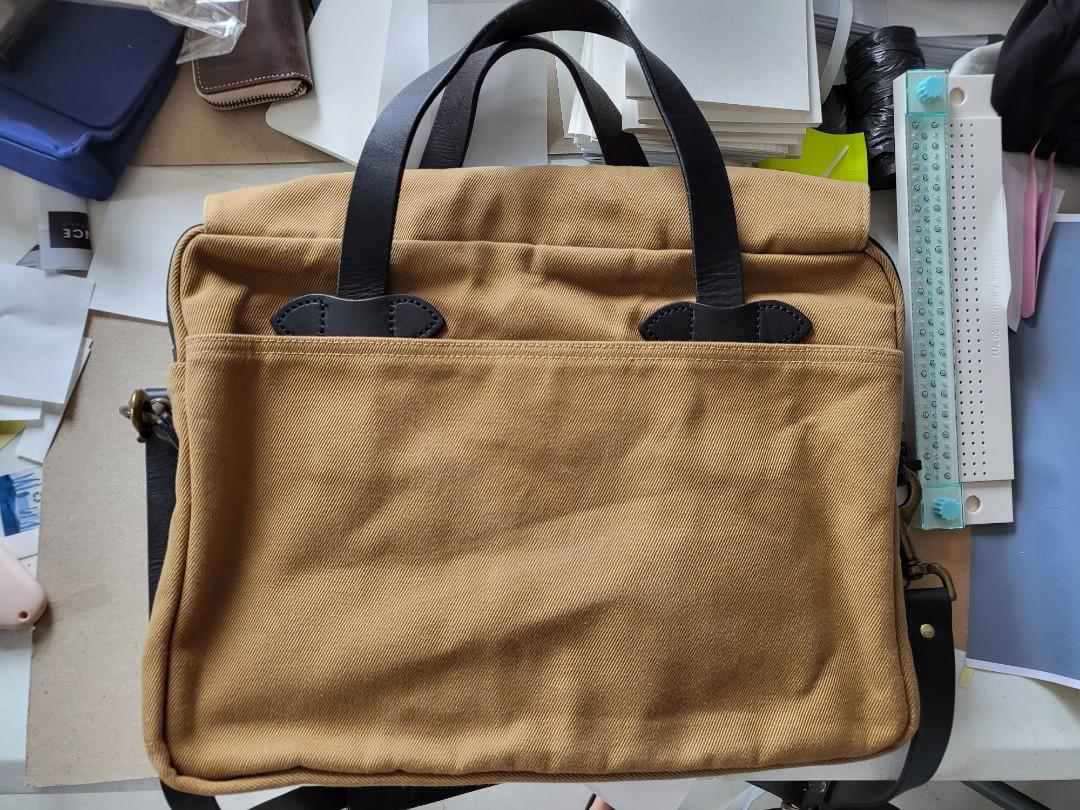 FILSON RUGGED TWILL ORIGINAL BRIEFCASE, Men's Fashion, Bags, Briefcases