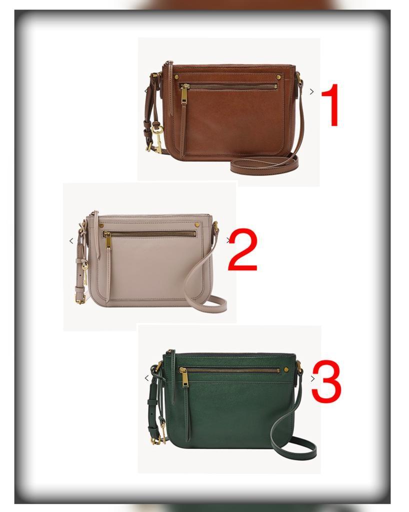 Fossil Farrah Crossbody Bag, Fesyen Wanita, Tas & Dompet di Carousell