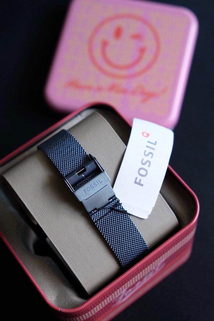 Fossil Hybrid Smartwatch Neely Navy Stainless Steel