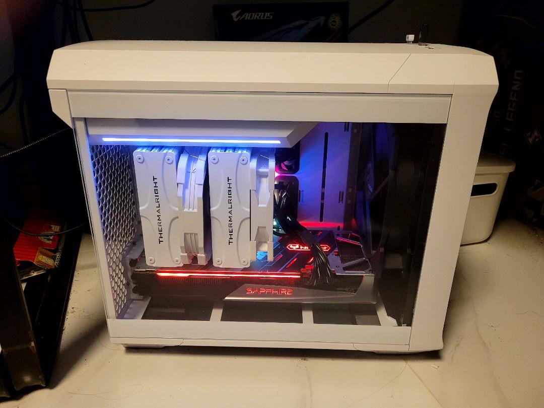 Fractal Design Torrent Nano ITX 機箱+ CPU 塔式風扇+ 850W PSU, 電腦