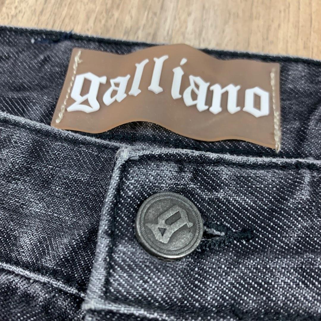 Galliano ripped jeans (authentic), Luxury, Apparel on Carousell