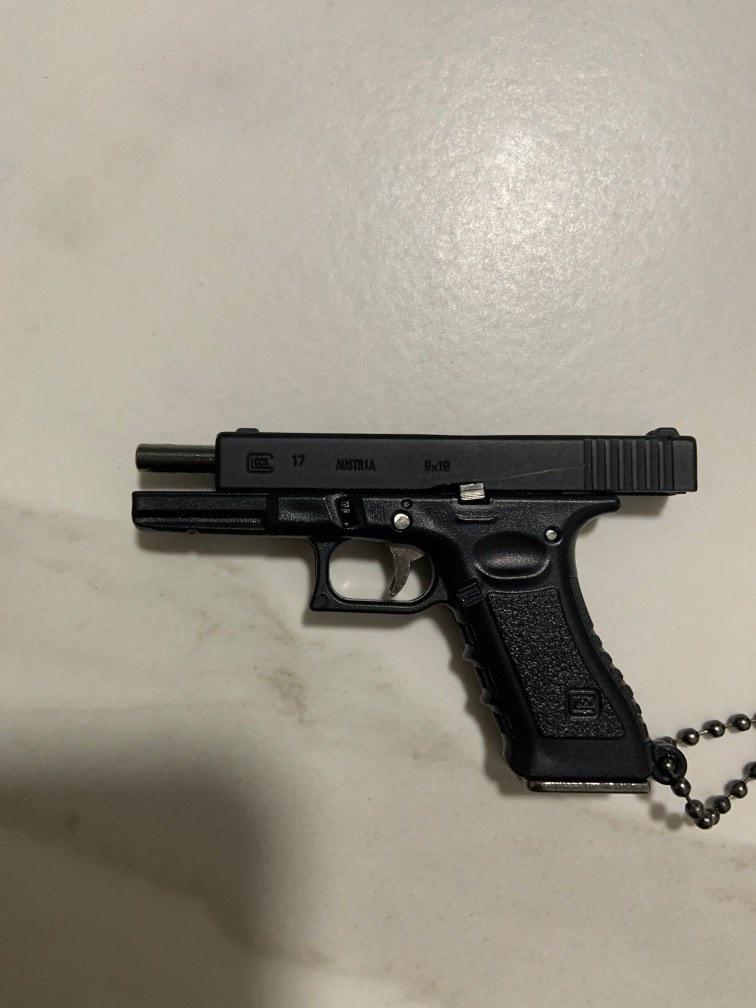 Glock 17 mini toy gun keychain, Hobbies & Toys, Toys & Games on Carousell