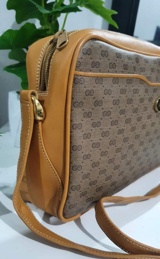 Gucci vintage sherry line shoulder bag