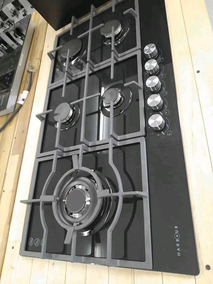 Harbour 5 Burner Glass Gas Cooktop, TV & Home Appliances, Kitchen