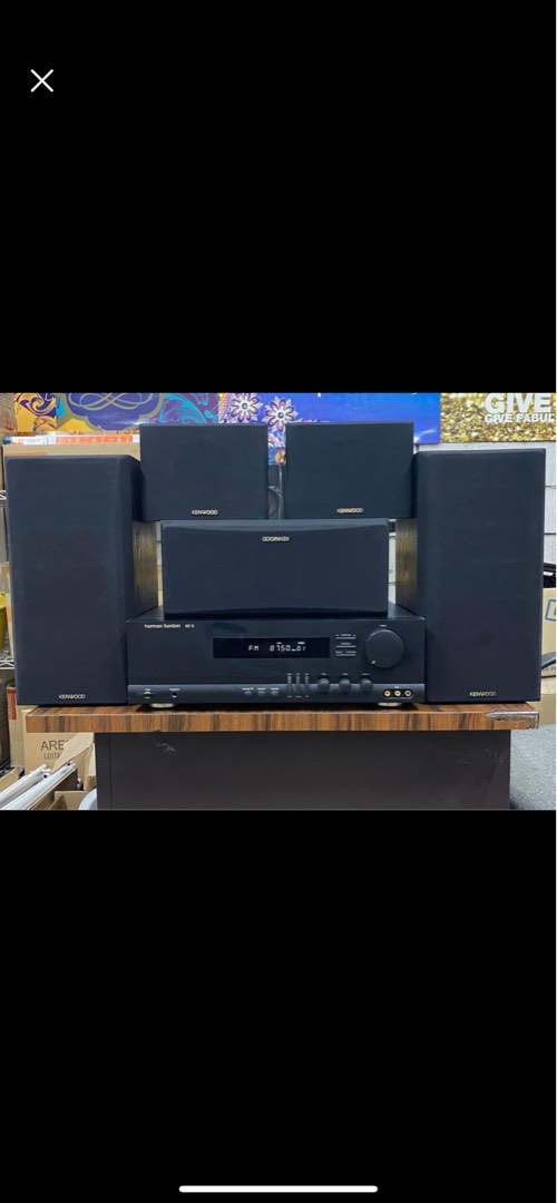 Harman Kardon Amplifier 5.1 dts & Kenwood Speakers, Audio, Soundbars