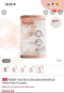 Hegen Teat Thick Flow (2 pcs)