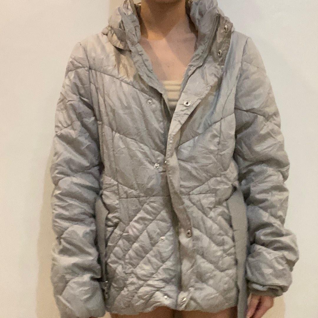 H&m silver sale puffer jacket