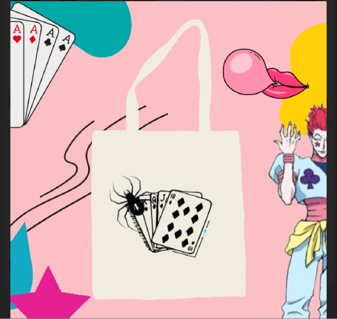 Hunter x hunter inspired tote bag, Women's Fashion, Bags & Wallets