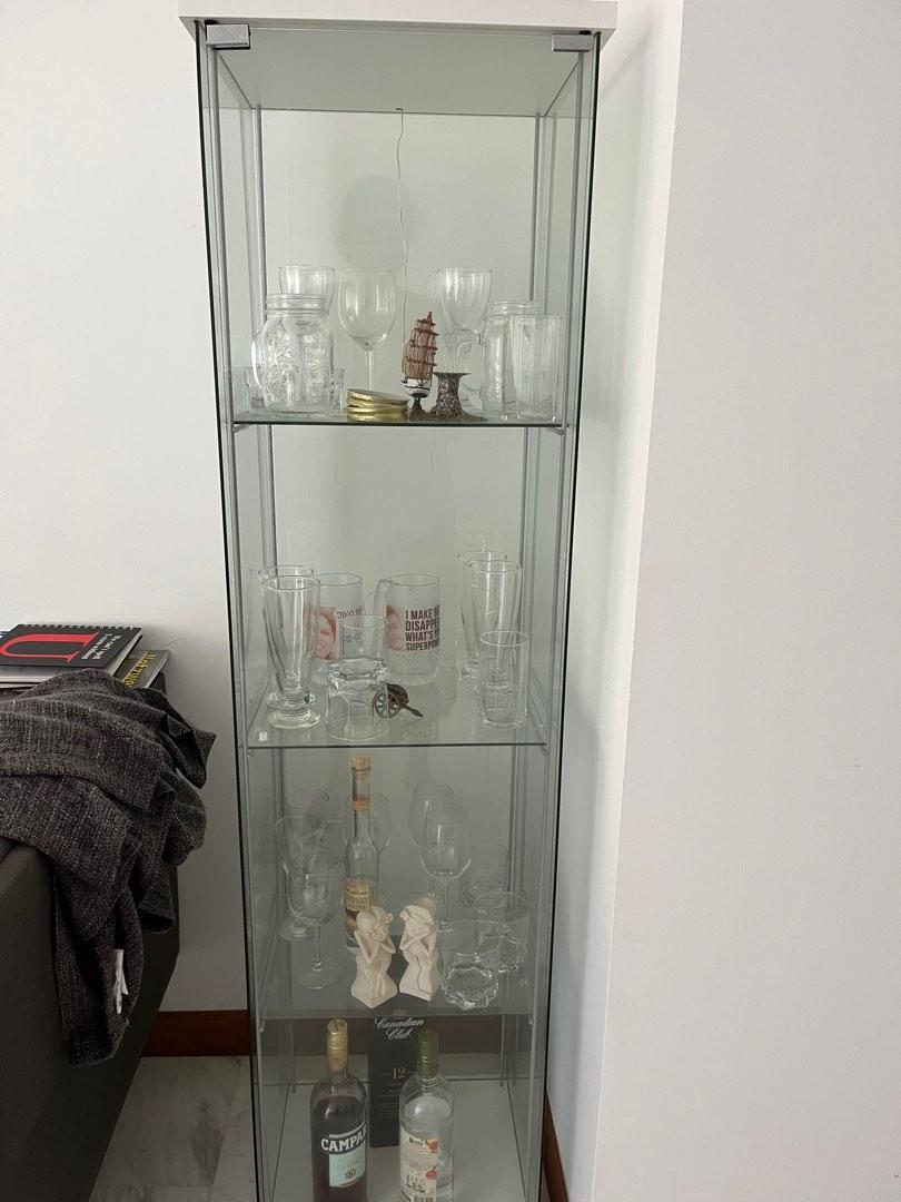 IKEA glass for sale, Furniture & Home Living, Furniture, Shelves, & Racks on