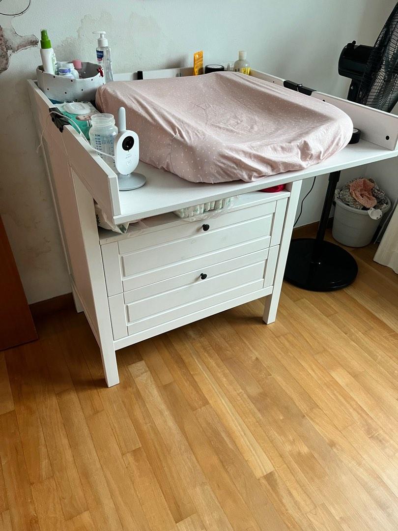 Ikea SUNDVIK changing table / drawers, Babies & Kids, Baby Nursery