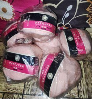 Imported Yarn From Japan Color Baby Pink