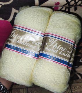 Imported Yarn From Japan Color Yellow