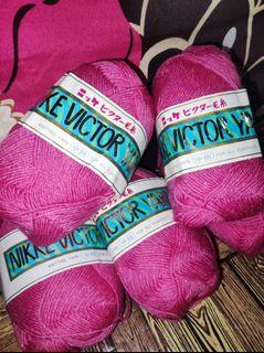 Imported Yarn from Japan Dark Pink