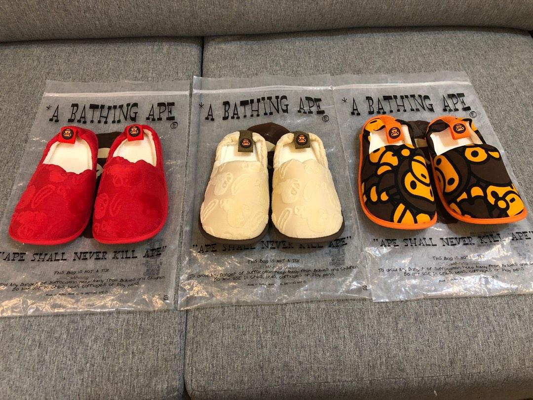 Bathing ape slippers clearance