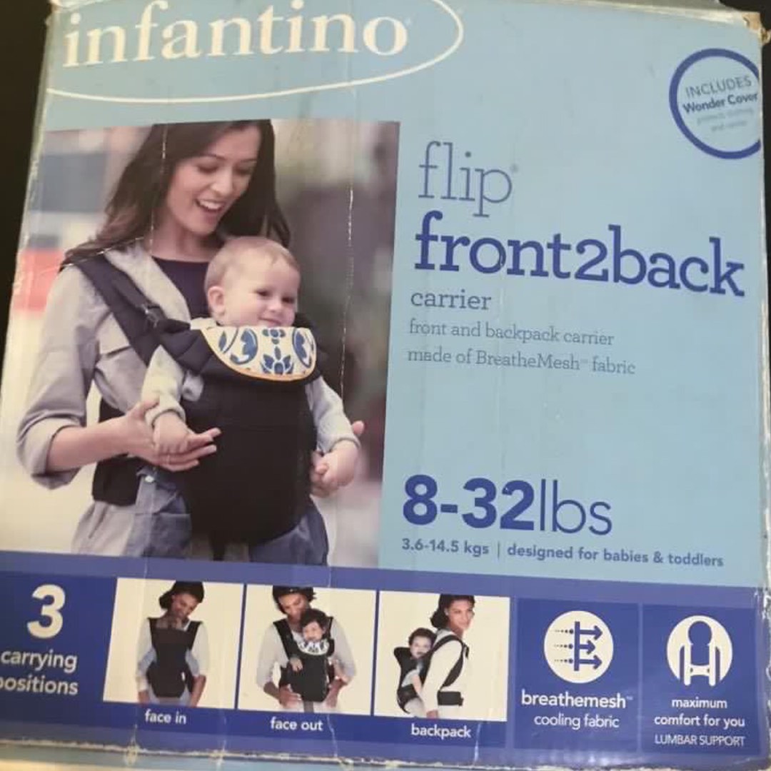 Flip front 2 outlet back carrier