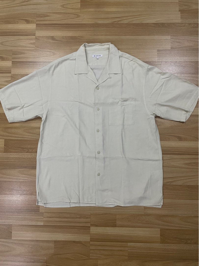 Japanese Boxy Camp Collar Shirt, Men's Fashion, Tops & Sets, Formal ...