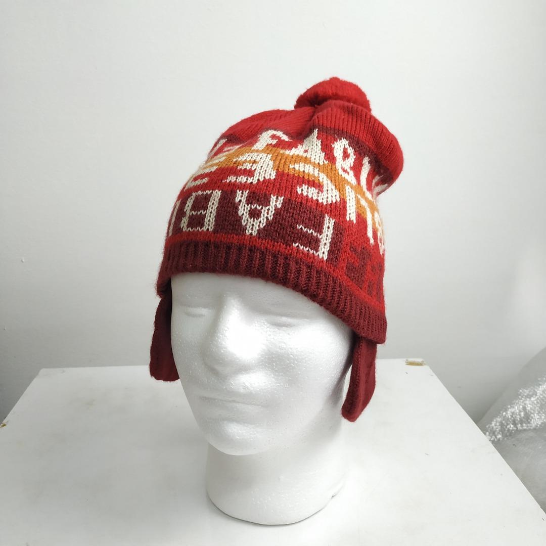 JAPANESE BRAND BEANIE RED HAT MERAH TOPI MUSIM SEJUK TRAVEL BUKIT