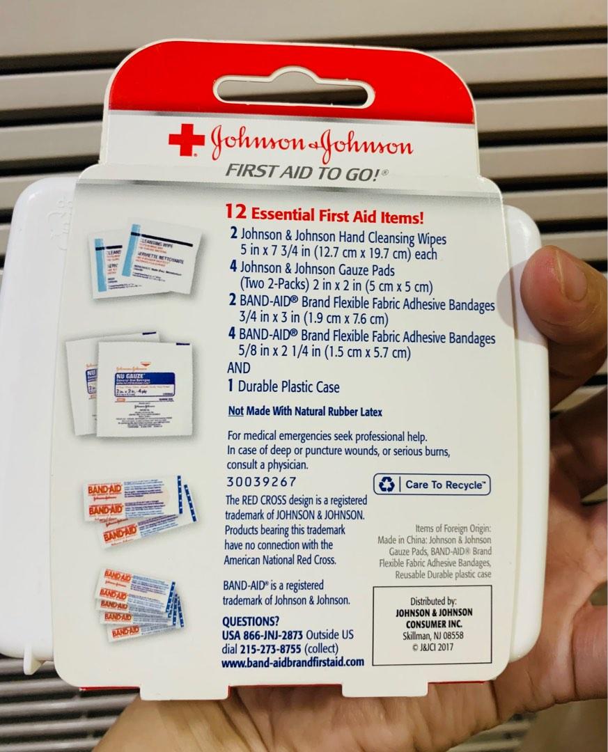J&J First Aid to Go, Health & Nutrition, Medical Supplies & Tools on
