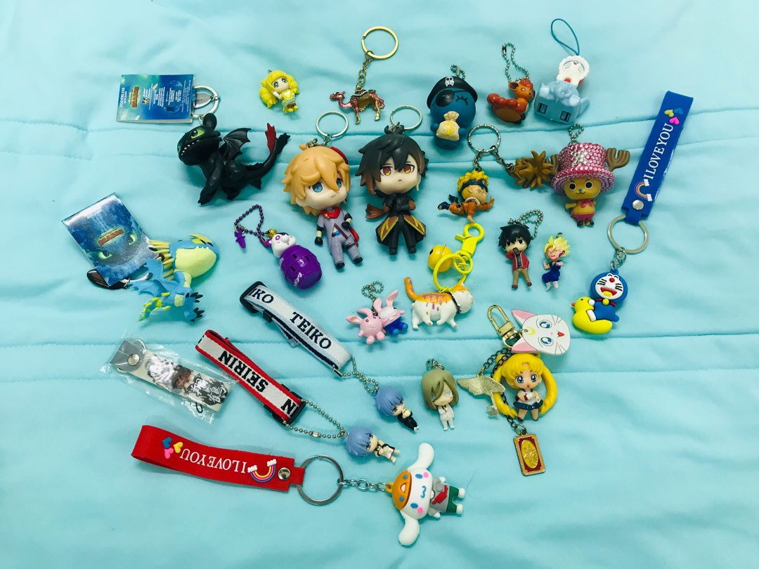 Keychain Anime Genshin Impact, Hobbies & Toys, Collectibles
