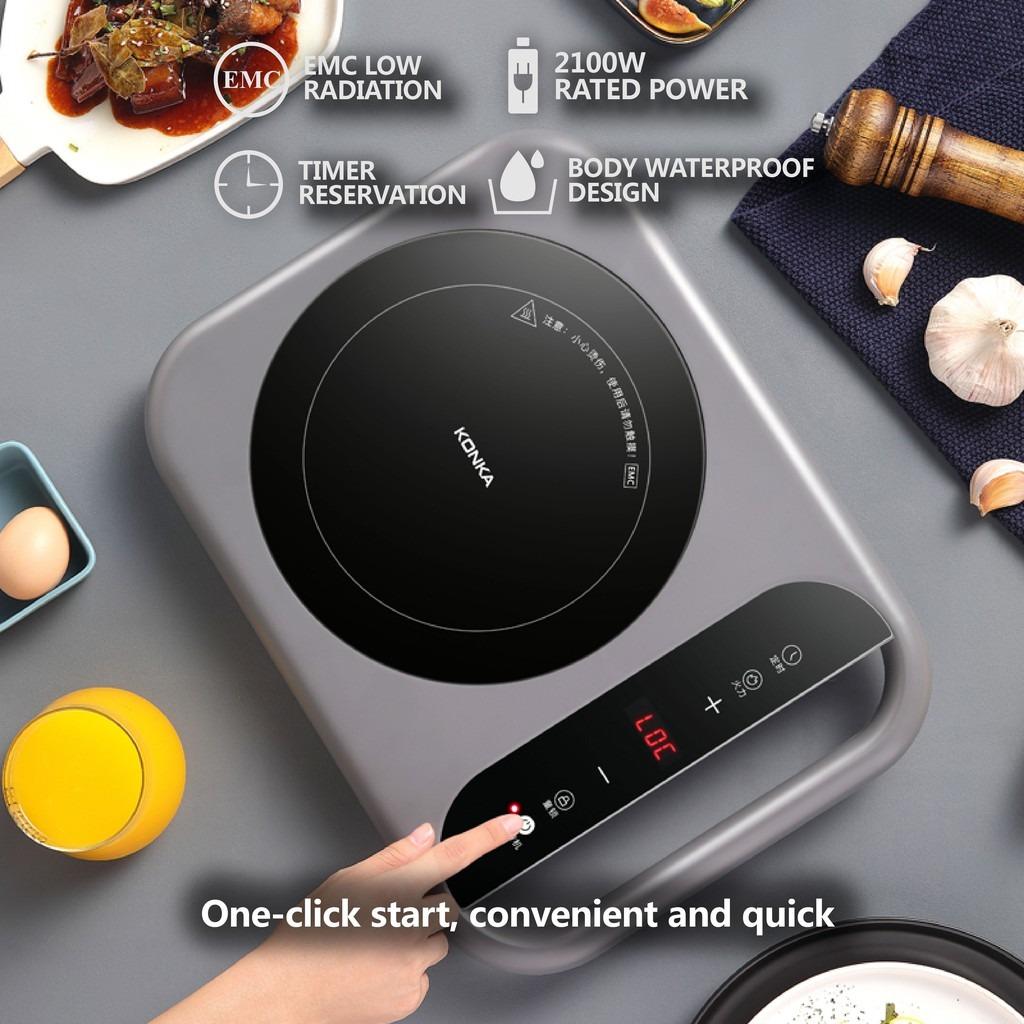 KONKA Smart Induction Cooker Dapur Induksi Double Coil 2100W, TV & Home