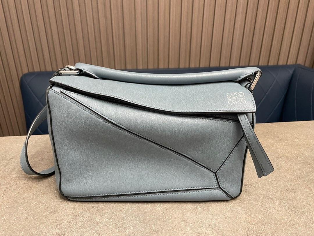 Loewe puzzle small stone blue sale