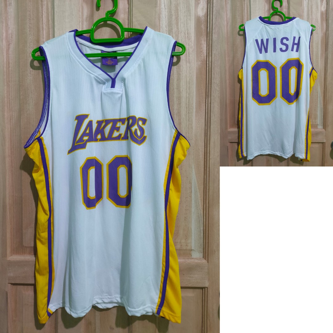 Los Angeles Lakers Yellow Promo Jersey XL #18/ #19 WISH