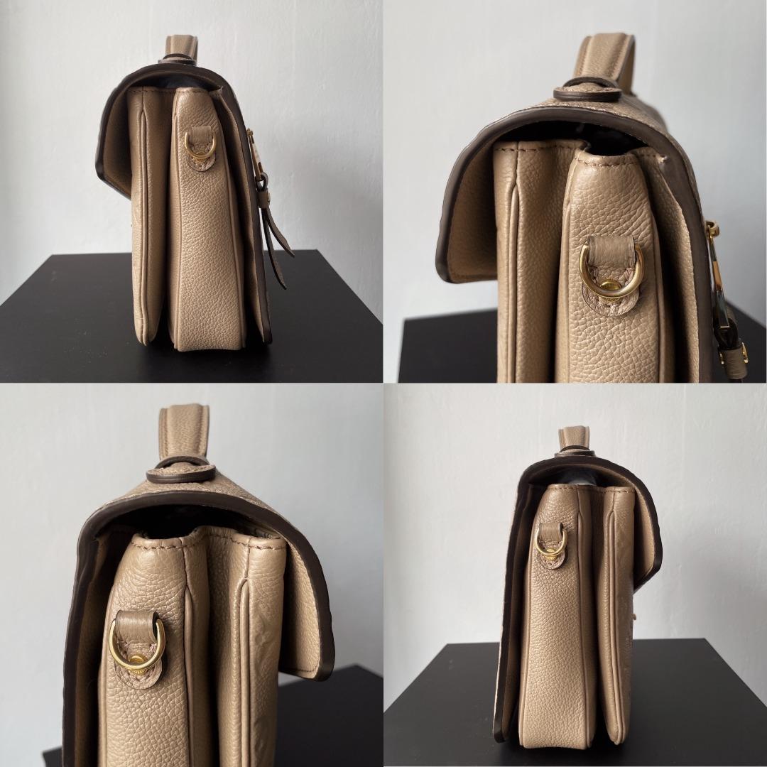 Louis Vuitton Turtle Dove Monogram Empreinte Leather Pochette Metis Bag -  Yoogi's Closet