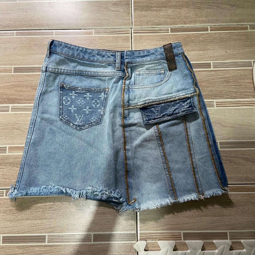 Louis Vuitton Denim Skirt SZ 36 - ShopperBoard