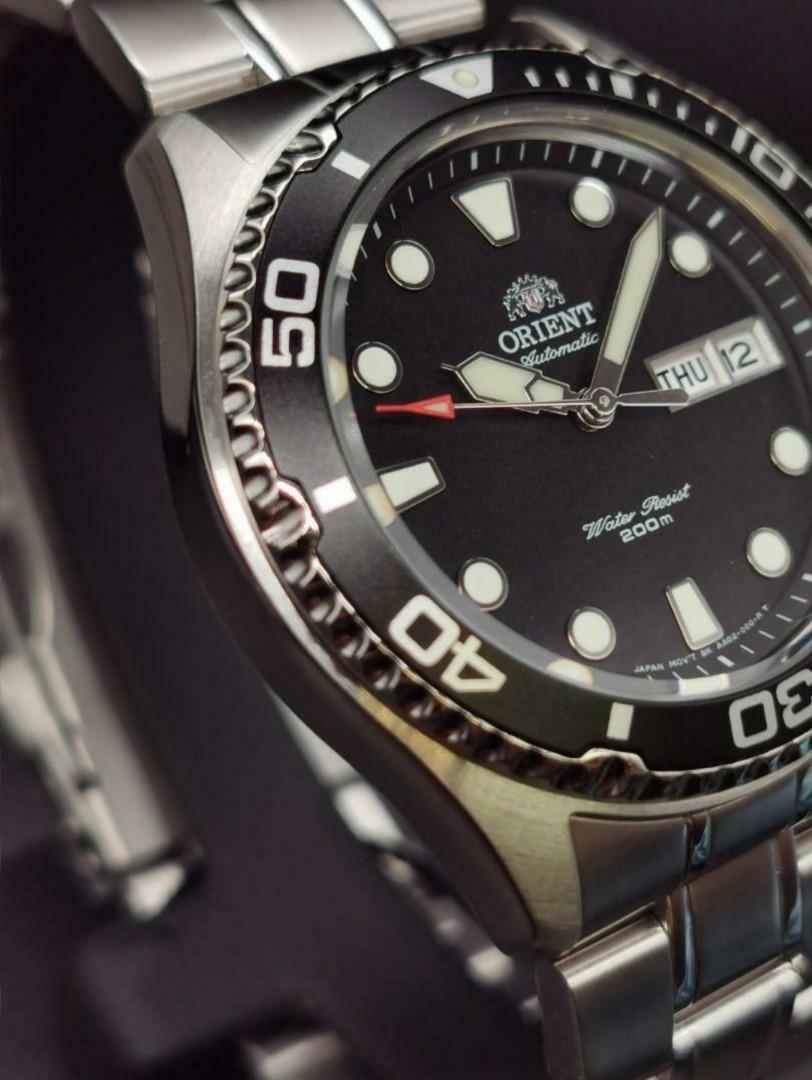 Lowest Price*Orient Ray Men's Automatic Black Dial Stainless Steel