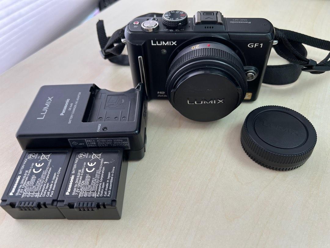 Panasonic LUMIX GF1 + 20mm F1.7 + 2 batteries, 攝影器材, 相機 Carousell
