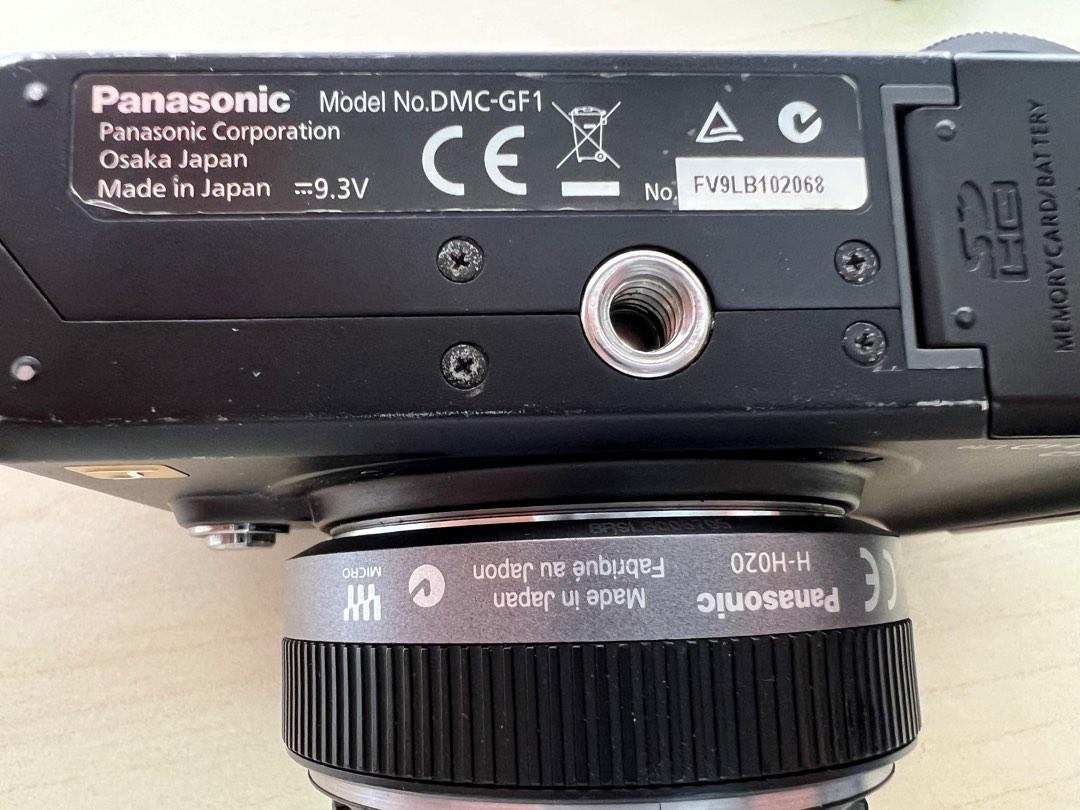 Panasonic LUMIX GF1 + 20mm F1.7 + 2 batteries, 攝影器材, 相機 Carousell